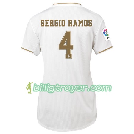 Billige Fotballdrakter Real Madrid Sergio Ramos 4 Dame Hjemmedraktsett 2019/20 Kortermet